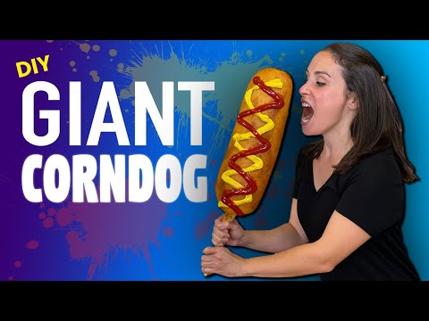 We Made A Giant Corn Dog