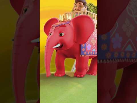 Hathi Raja Kahan Chale, हाथी राजा कहां चले #shorts #hindirhymes #redelephant #inhindi #shortsvideo