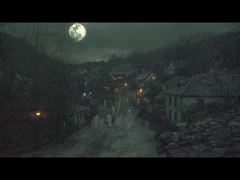 Devil's Parade in a Thunderstorm | Creepy Rain & Thunder Sounds After Halloween