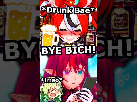 Drunk Bae Suddenly Called IRyS on Stream #hololiveenglish #hololive #vtuber