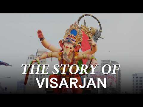 Why does the Ganesh Utsav end with Ganpati Visarjan?