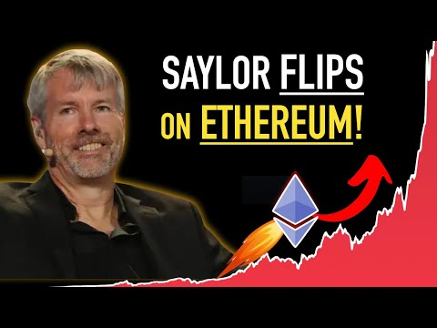 Michael Saylor FLIPS on Ethereum - BIG NEWS!