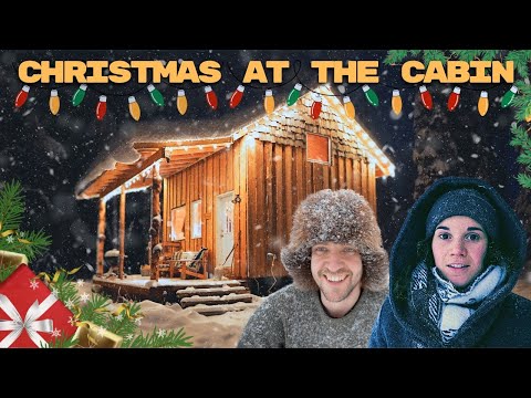 A Cozy Cabin Christmas In The Snowy Woods of Alaska | ASMR