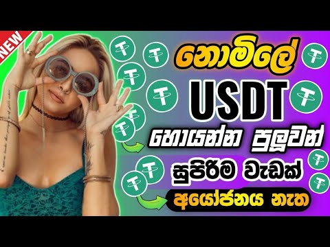 How to earn free usdt coin|Usdt investment site 2024|Earn money online sinhala|Usdt mining site