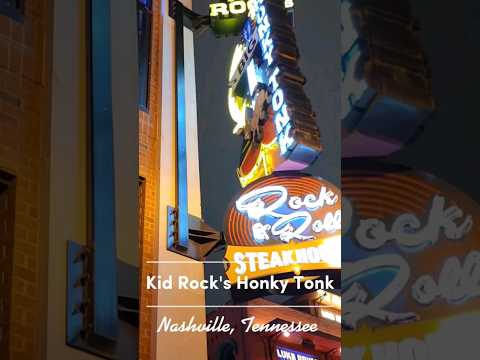 Kid Rock's Honky Tonk Bar 📍Nashville, TN #shorts  #nashville #nightlife