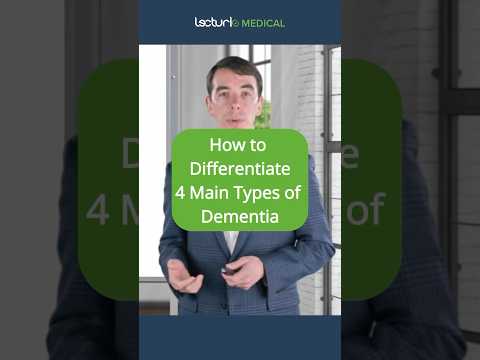 How to Differentiate 4 Main Types of Dementia? 🧠🧐 #USMLE #DementiaTypes #MedicalEducation