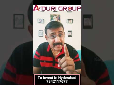 Investing in Hyderabad with AduriGroup can be a smart choice. #HyderabadInvestment #AduriGroup