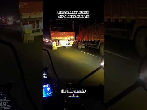 Encounter With Drunk Truck Driver #shorts #drinkanddrive #neardeathexperience