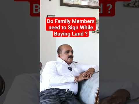 Does Family Members need to sign while buying Agriculture land!#hyderabadrealestate #realestate