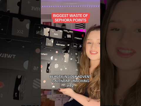 SEPHORA BEAUTY INSIDER ADVENT CALENDAR IS AWFUL