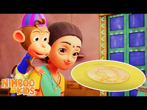 Aloo Ke Parathe Song for Kids, आलू के पराठे, Funny Animated Rhymes and Hindi Cartoon Poems