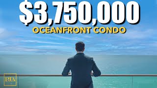 Tour a $3,750,000 LUXURY OCEANFRONT CONDO in FLORIDA | Peter J Ancona