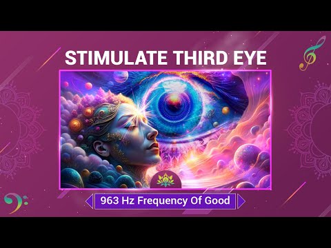 Stimulate Third Eye - Activate DMT Release, Awaken Pineal Gland - 963 Hz Frequency Of God