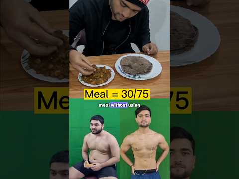 Oil Free fat loss balanced meal | meal 30 | fat loss | weight loss | fatfree fitness #shorts