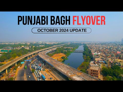 Punjabi Bagh Flyover : 99% Road Laying Completed #detoxtraveller