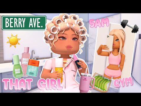 Becoming THAT GIRL! * 5AM, GYM, GLOW UP!* BERRY AVENUE *VOICED*