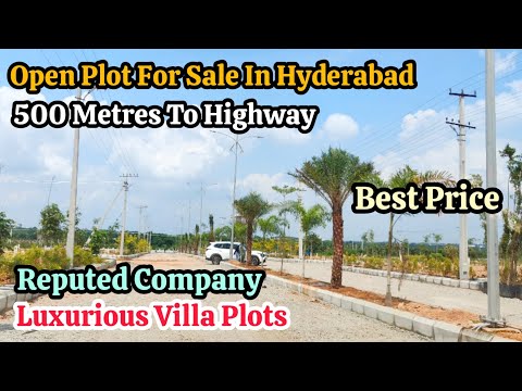 Open Plot For Sale In Hyderabad 🏩 || Villa Plots || Low-Price || Best Investment || Code: PAR-759 ✨️