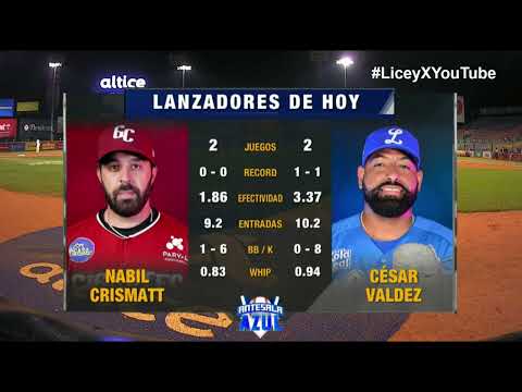 Gigantes del Cibao Vs Tigres del Licey - RESUMEN