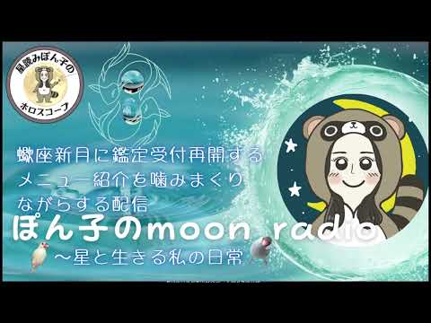 11月1日の蠍座新月に鑑定受付再開！メニュー紹介を噛みまくりながらする配信😅