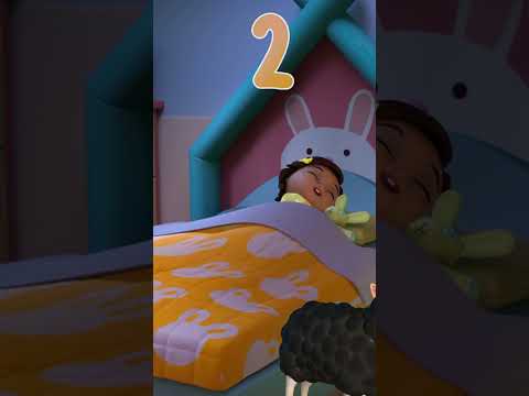 Count Sheeps with Nina! 1-2-3 Bedtime for Kids! 🌙⭐ #shorts #cocomelon