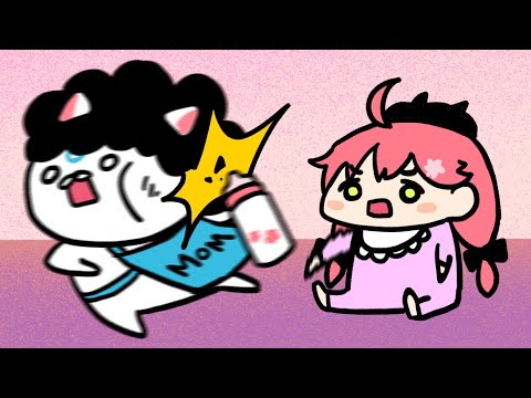 Rebellious baby Miko【Hololive Animation｜Miko Animation】