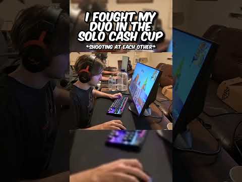 I FOUGHT My Duo Partner In The Solo Cash Cup😂