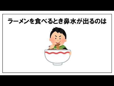 体の仕組みに関する雑学#雑学#睡眠#面白い#ゆっくり#おすすめ