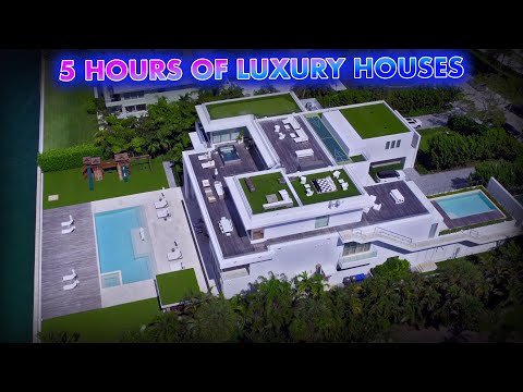 5 HOURS of LUXURY HOMES! Modern Mansion Tours