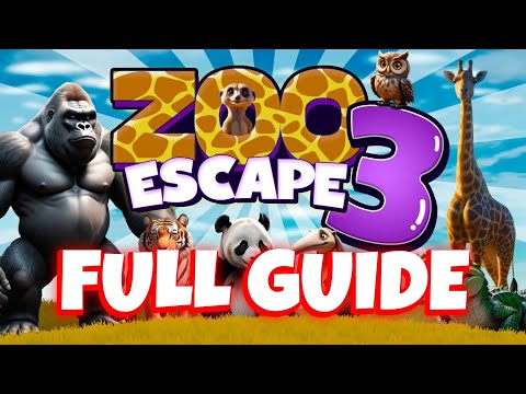 ZOO ESCAPE 3 FORTNITE (Zoo Escape 3 Fortnite ALL Shark, Zebras and Hippo Levels)