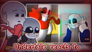 Undertale reacts to ✨PAPYRUS HAS GONE TOO FAR VS GLITCHTALE SANS✨