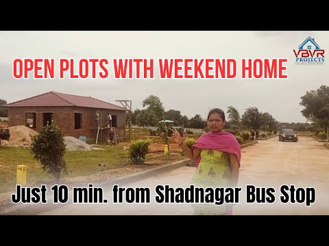 Residential Open Plots with Weekend Home at Bangalore Highway, Shadnagar |  DTCP & RERA Approved