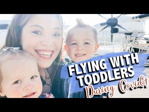 FLYING WITH TODDLERS DURING COVID 19 | Tips for Flying with Toddlers By Myself | Toddlers and COVID