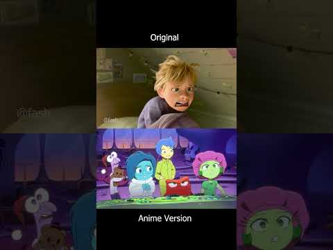 Inside Out 2 Original vs Anime (Inside Out Animation)