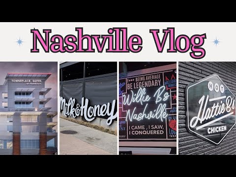 Travel Vlog:✈️ Things to do in Nashville, TN #nashville #marriott #goodeats