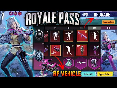 A4 Royal Pass 1 To 100Rp Rewards | Rp Vehicle Skin | DBS Upgrade Skin | 40RP Mythic Set | RP A4 LEAK