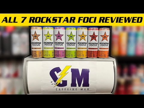 ALL 7 Rockstar Focus Energy Drinks Reviewed! Will Rockstar Focus be the center of your attention?