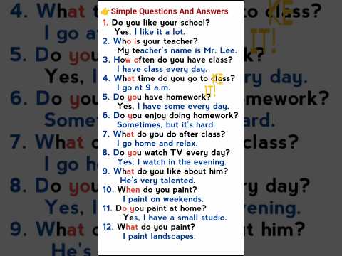 English conversation practice