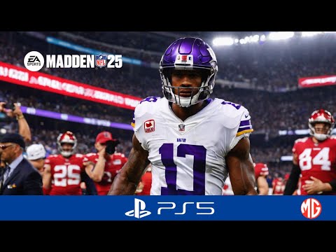 GIANTS vs VIKINGS Full Game | Madden 25 on PS5