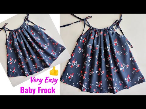 Very Easy Baby Frock Cutting and Stitching for 2 3 Year | Baby Frock design cutting and stitching