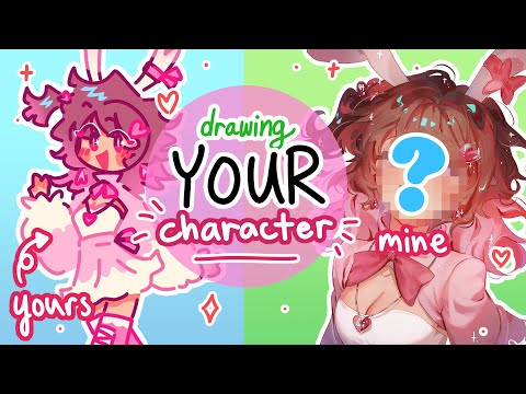 drawing YOUR characters in MY style! 👁👄👁 5