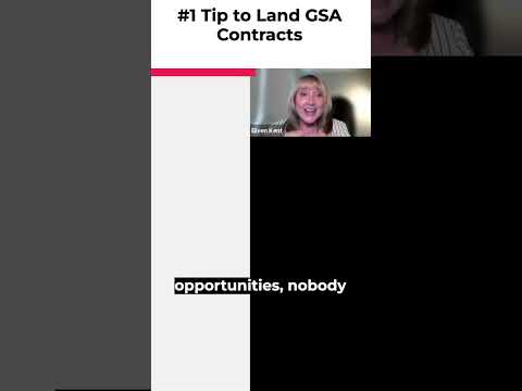 #1 Tip To Land GSA Contracts #smallbusiness #governmentcontracting