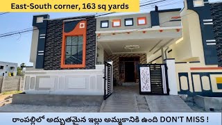 East Facing Independent House For Sale In Rampally || VIDEO NO: 77