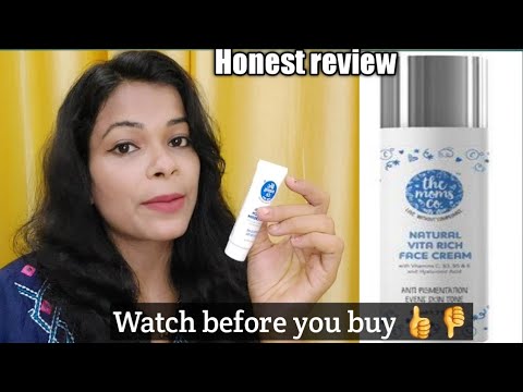 The Moms Co. Natural Vita Rich Face Cream honest review effective or not👎😡#themomsco