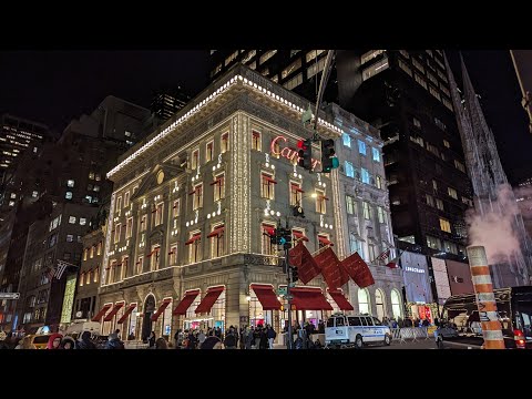 2022 Wonderful Holiday Season In NYC attractions Rockefeller 5 Ave 紐約聖誕節街景 和小市集 滿滿的過節氣氛