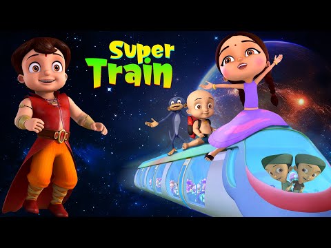 Super Bheem - Super Train | Animated cartoons for kids | Stories for Kids