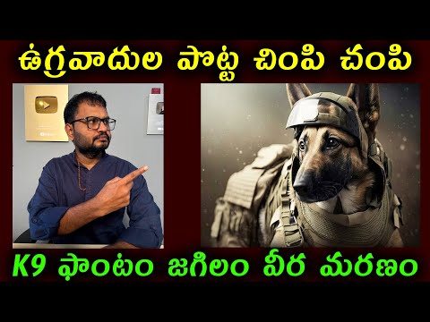 ఉగ్రవాదుల పొట్ట చింపి చంపి ||K9 ఫాంటం జగిలం వీర మరణం ||indian army dog phantom ||newsupdates