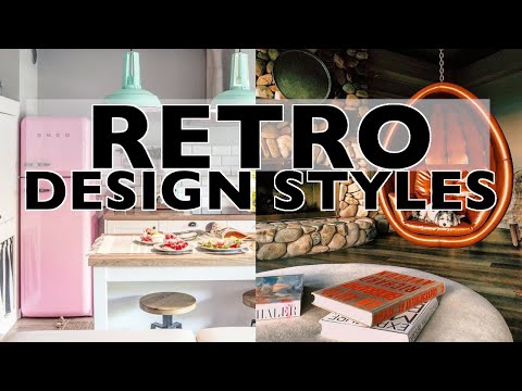 RETRO Interior Design style! How we see these retro vibes recycled in today's hottest trends!