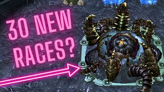 This Mod Adds 30 NEW Races to StarCraft 2?! (Modded SC2 Cast)