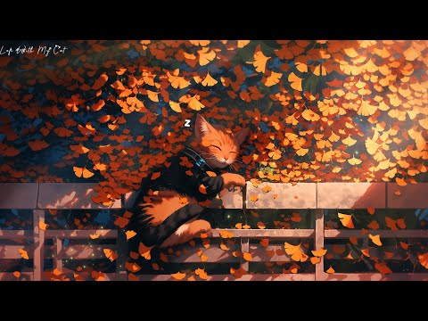 Lofi With My Cat || Relaxing Sunday 😸🍁 lofi cat music ~ beats to sleep/chill/relax to