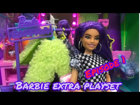 Barbie Extra Doll and Vanity Playset Episode 1